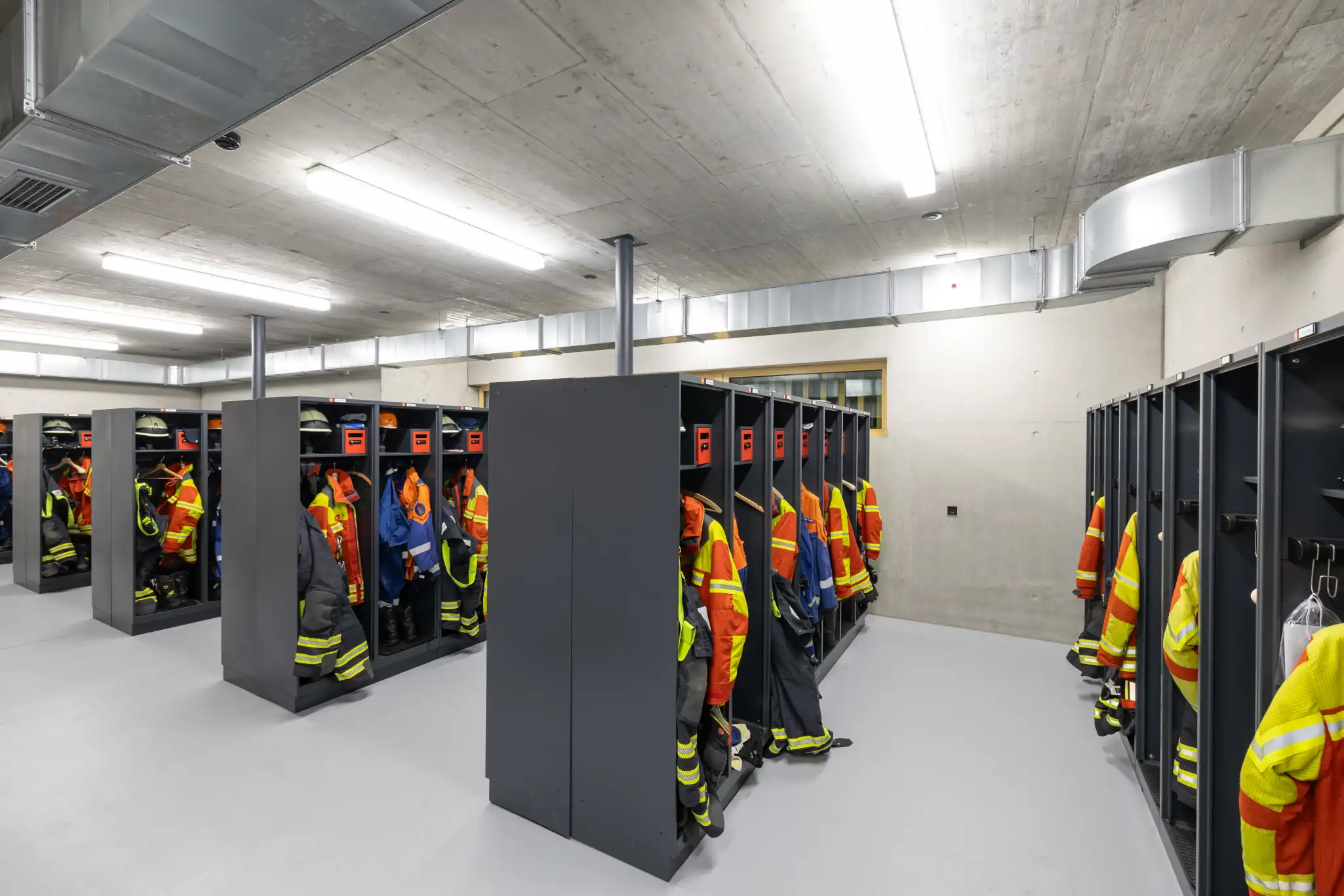 Feuerwehr Dogern Umkleidekabine